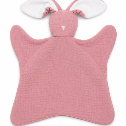 doudou lapin polaire rose
