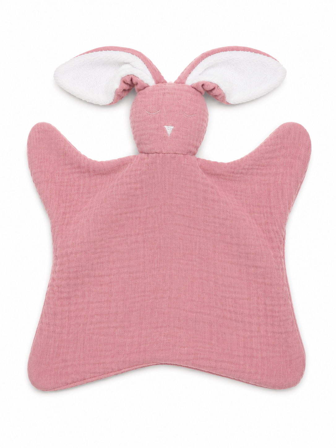 doudou lapin polaire rose