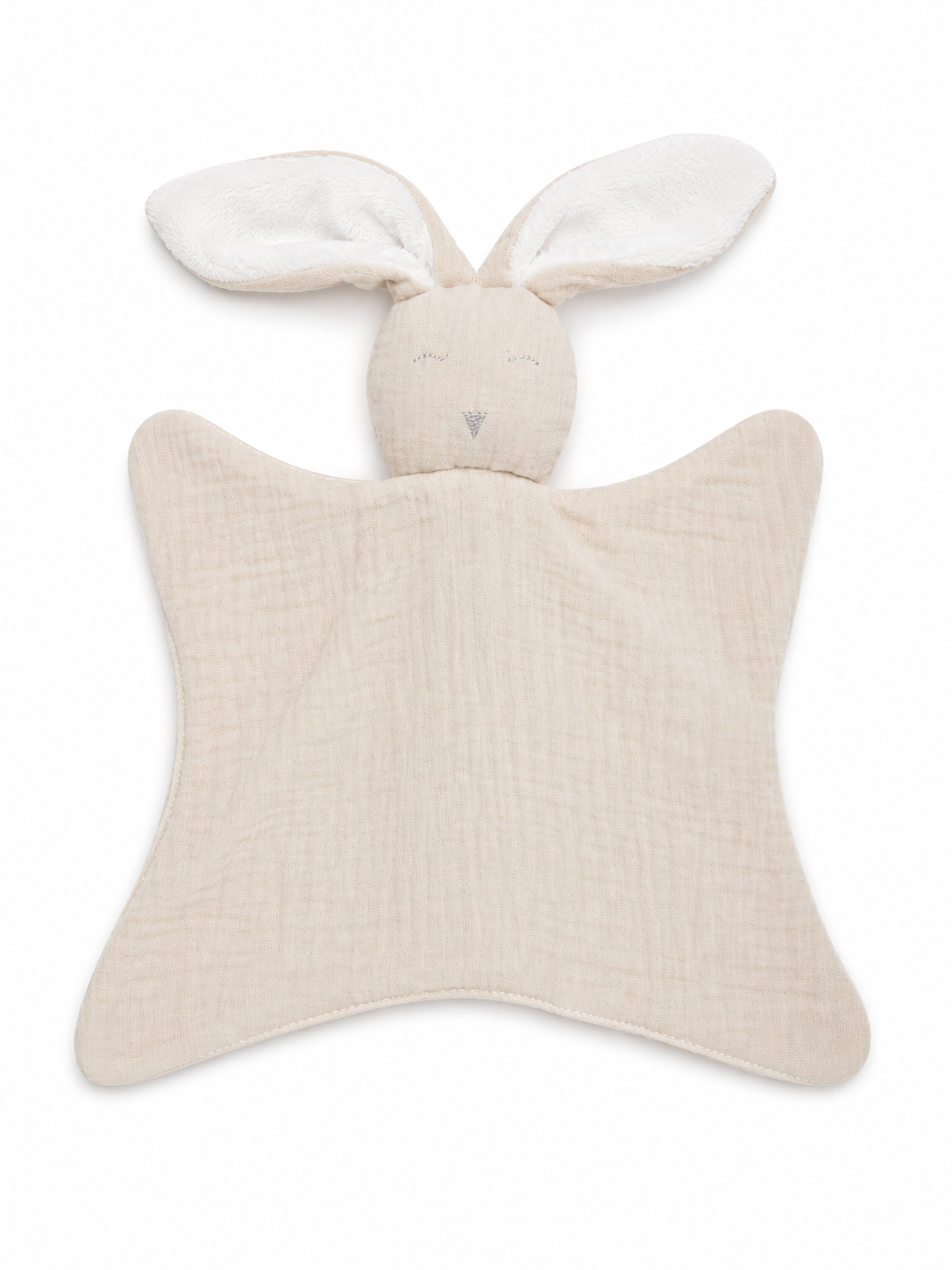 doudou lapin polaire beige
