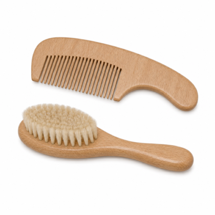 Ensemble brosse et peigne personnalisé bébé