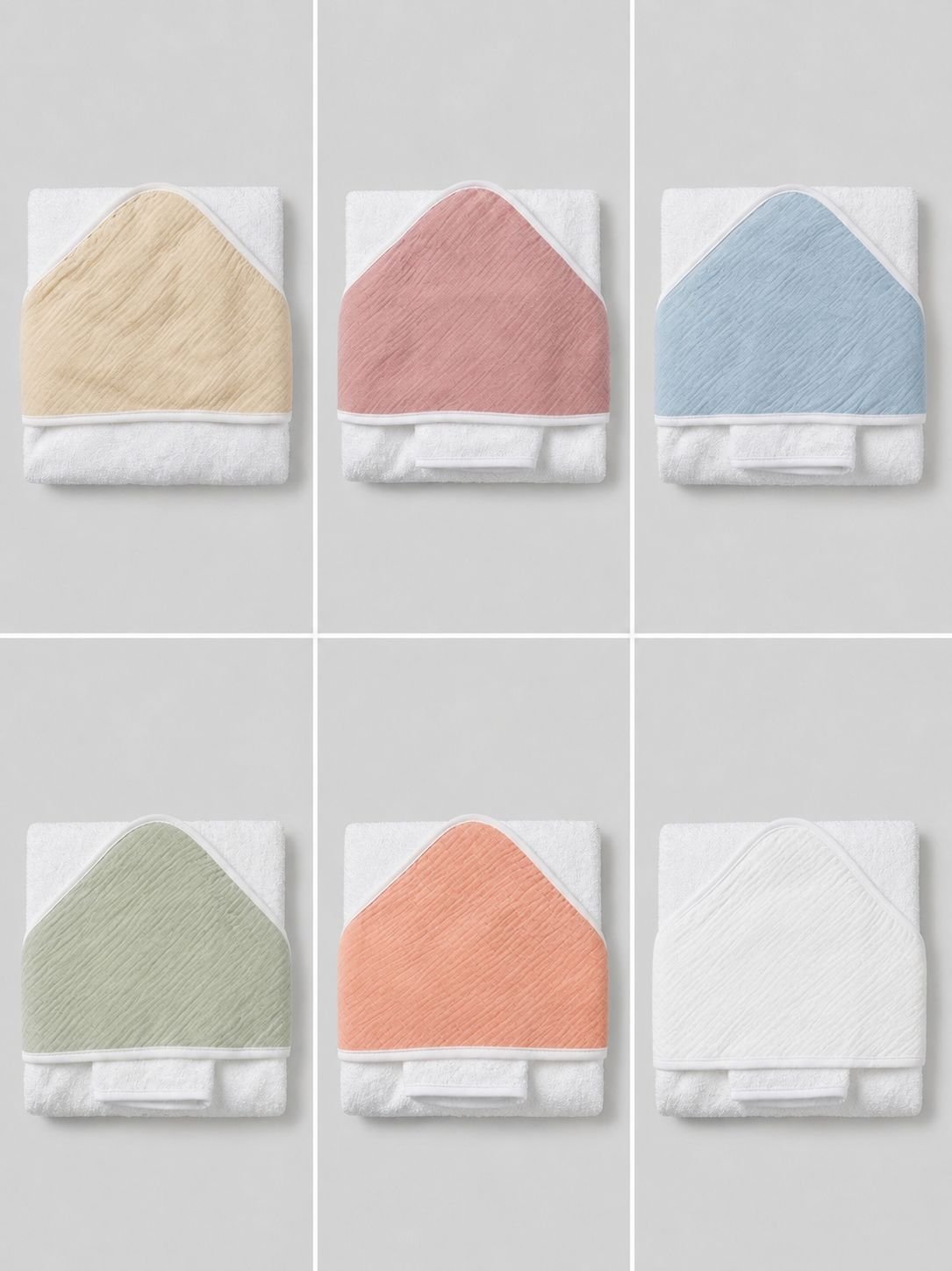 couleurs disponible pour les capes de bain